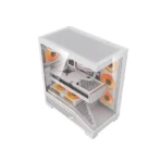 Darkflash K430 ATX Gaming PC Case White With 6 ARGB Fan - Image 8