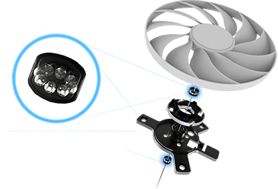 Dual ball bearings