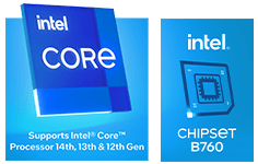 Intel Core and B760 chipset