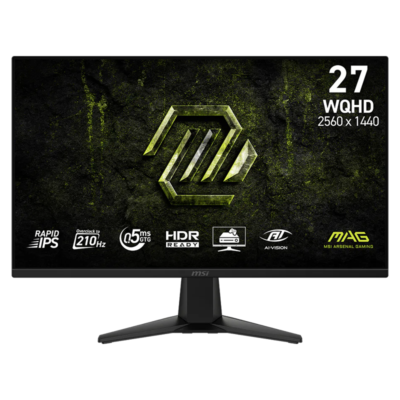 msi-275qf-e21-210hz-2k-1 MSI MAG 275QF E21 27 Inch WQHD 210Hz Rapid IPS Monitor - Image 1