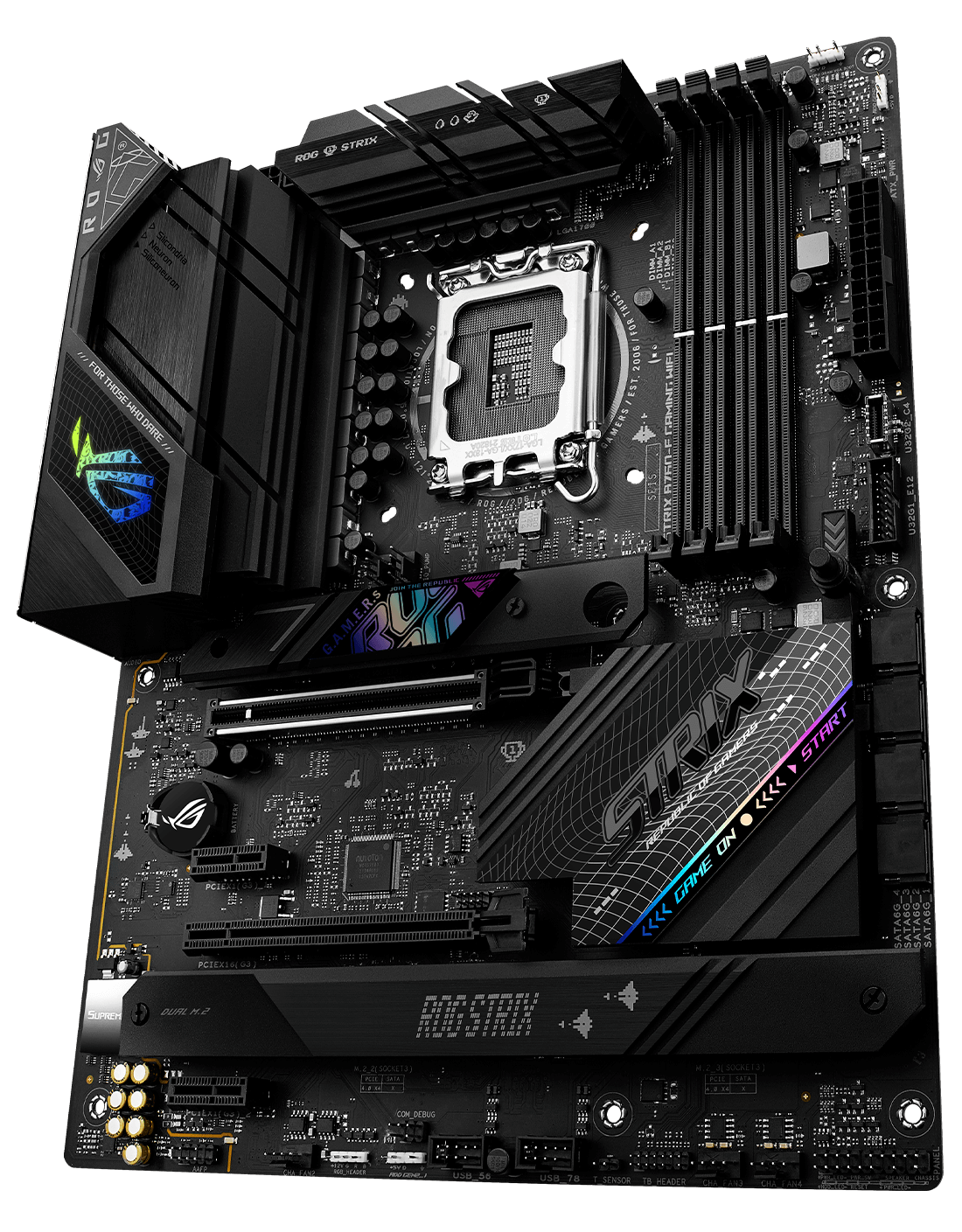 Strix B760-F M.2 & expansion slot layout