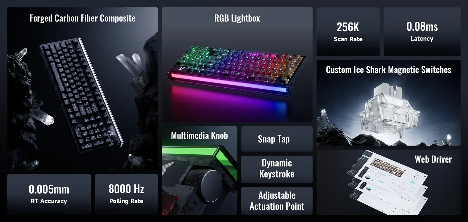 ATTACK SHARK R98 HE Gaming Keyboard