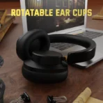 ATTACK SHARK G500 Ultra-Light Dual-Mode Gaming Headset - Black - Image 7