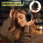 ATTACK SHARK G500 Ultra-Light Dual-Mode Gaming Headset - Black - Image 5