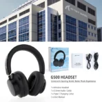 ATTACK SHARK G500 Ultra-Light Dual-Mode Gaming Headset - Black - Image 3
