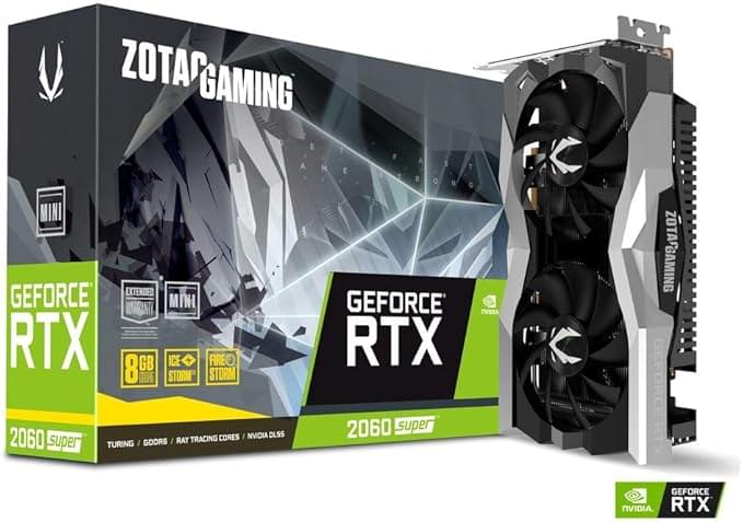 ZOTAC Gaming GeForce RTX 2060 Super Mini ZT-T20610E-10M Graphics Card - Image 2