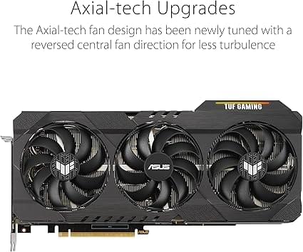 ASUS TUF Gaming NVIDIA GeForce RTX 3070 Ti OC Edition Graphics Card Open Box - Image 2