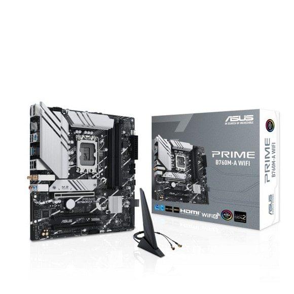 ASUS PRIME B760M-A WIFI LGA 1700 Micro-ATX Motherboard - Image 1