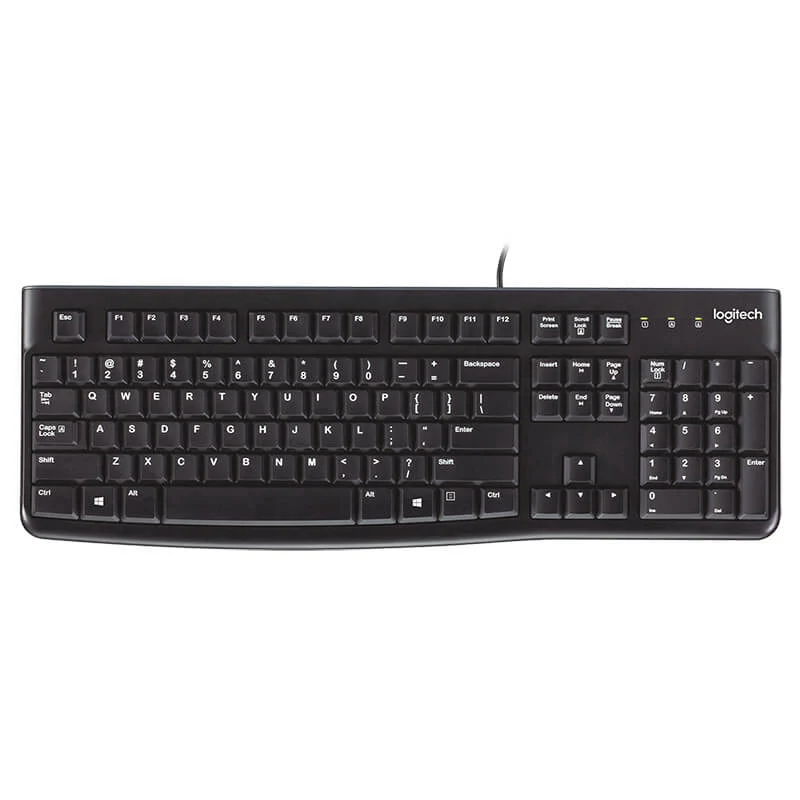 logitech-k120-usb-keyboard-00-logitech-amirtraders.com-1 Logitech K120 USB Wired Keyboard – Full-size, spill-resistant design
