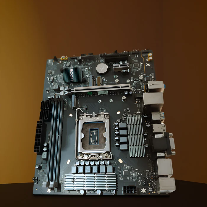 Intel H610 DDR4 Motherboard with PCIe 4.0, Dual HDMI, and M.2 Support