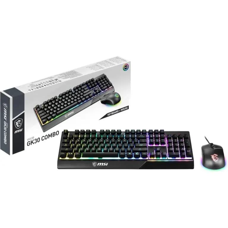MSI Vigor GK30 gaming keyboard and GM11 mouse combo