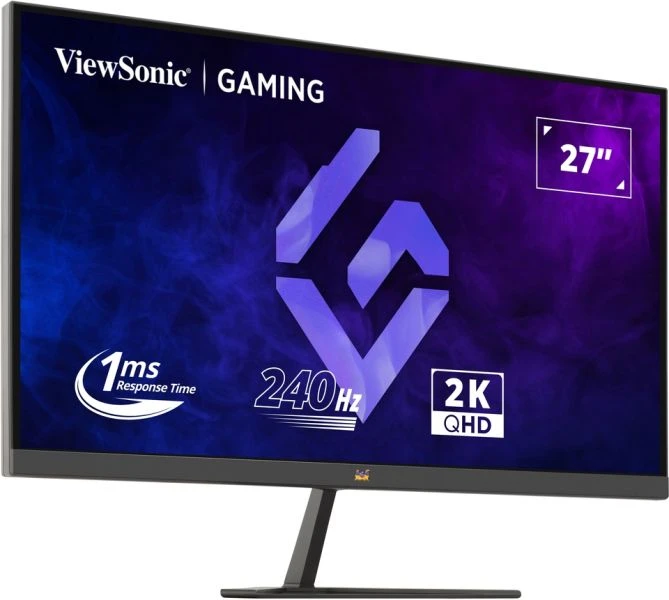 ViewSonic VX2758A-2K-PRO-3 240Hz QHD Gaming Monitor Front and Side View