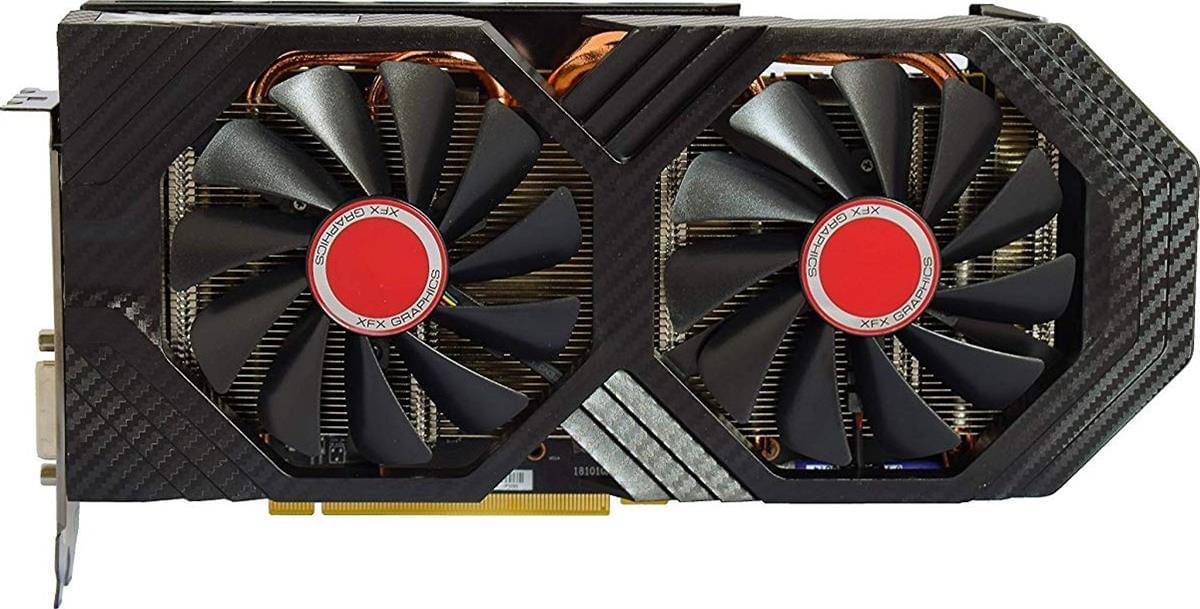 XFX AMD Radeon RX 590 Fatboy 8GB Graphics Card Front View
