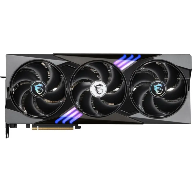 MSI GeForce RTX 5090 32G GAMING TRIO OC graphics card with triple fan cooling